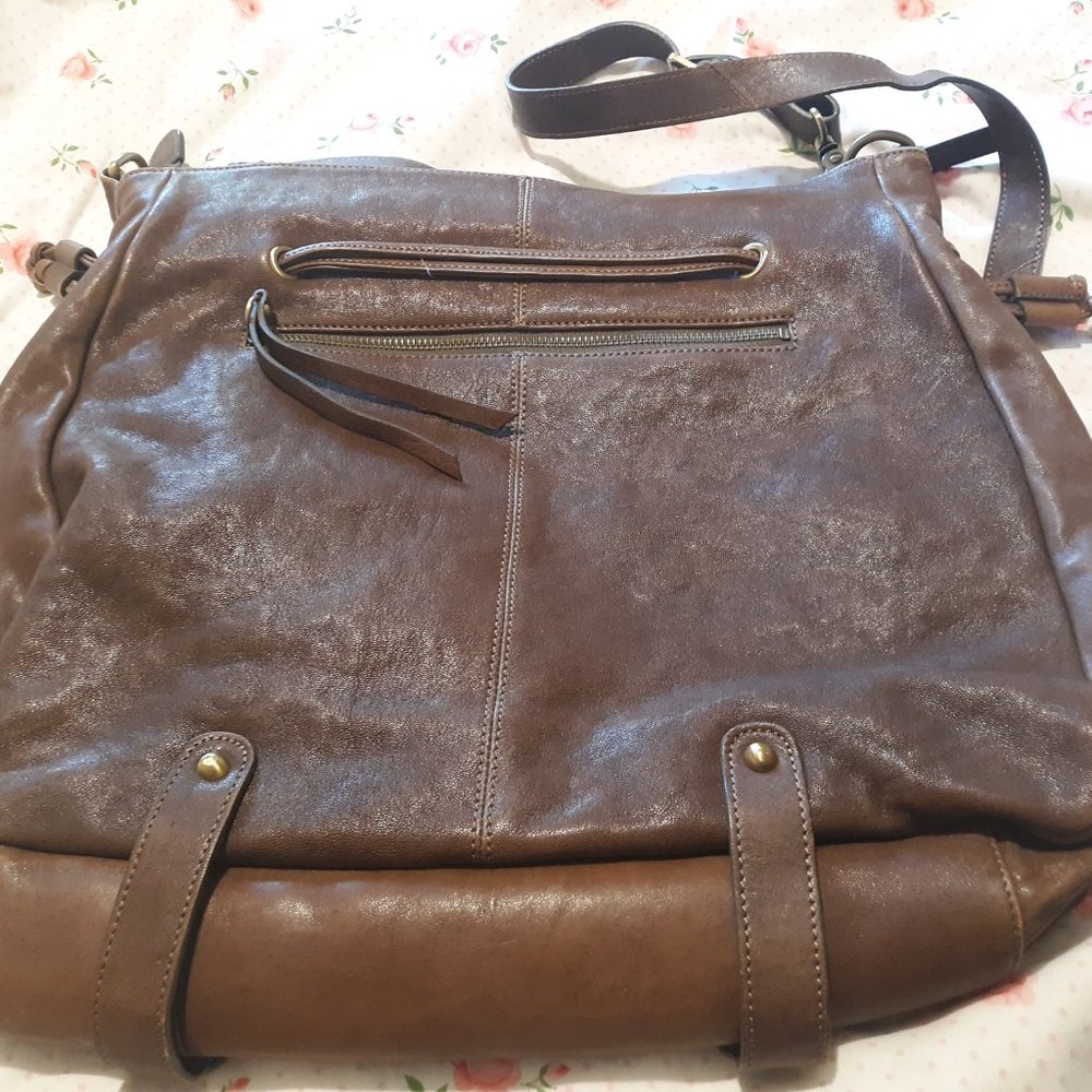 Sorial large leather satchel - Picture 2 of 5